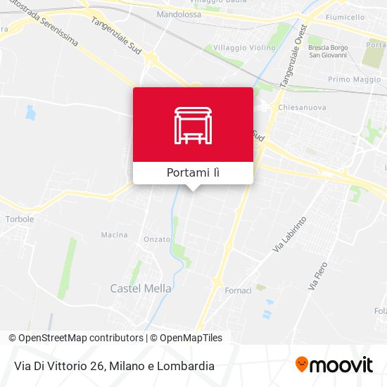 Mappa Via Di Vittorio 26