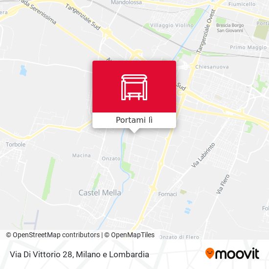 Mappa Via Di Vittorio 28