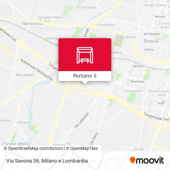 Mappa Via Savona 36