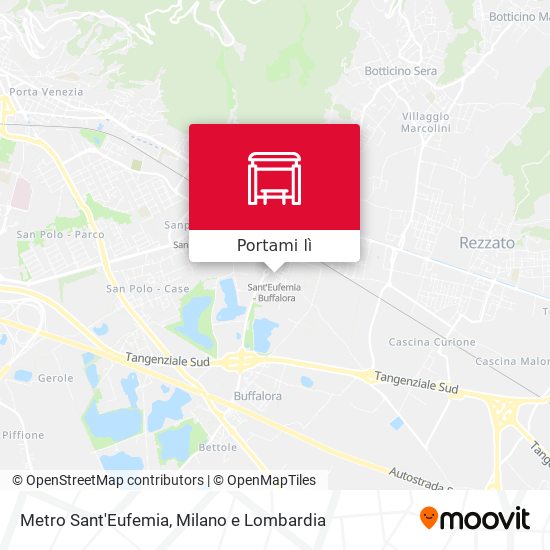 Mappa Metro Sant'Eufemia