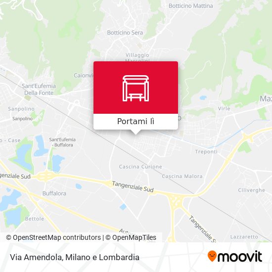 Mappa Via Amendola