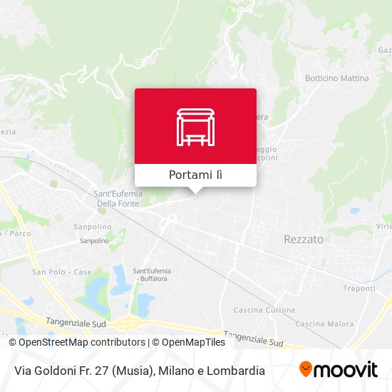 Mappa Via Goldoni Fr. 27 (Musia)