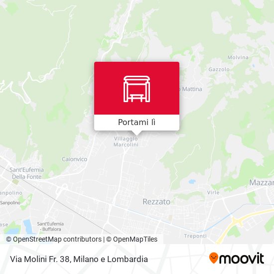 Mappa Via Molini Fr. 38