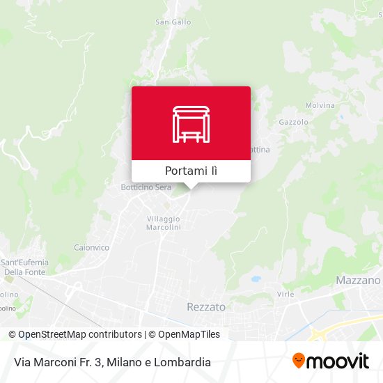 Mappa Via Marconi Fr. 3