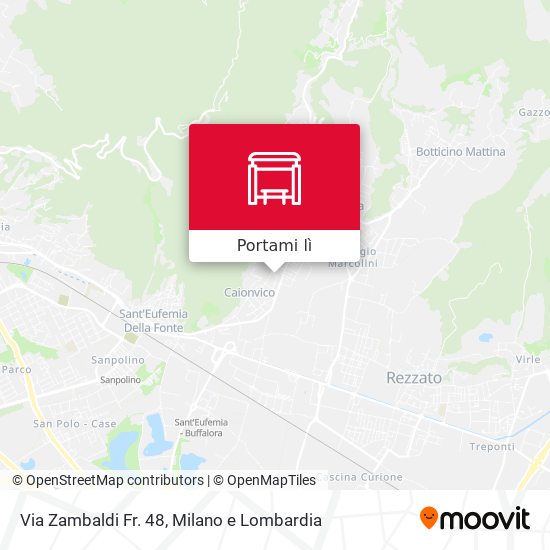 Mappa Via Zambaldi Fr. 48