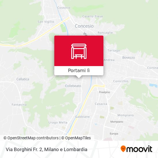 Mappa Via Borghini Fr. 2