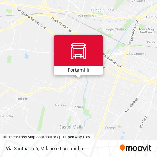 Mappa Via Santuario 5