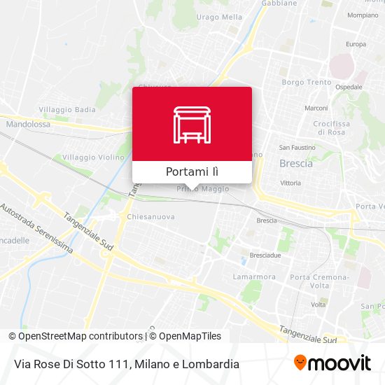 Mappa Via Rose Di Sotto 111