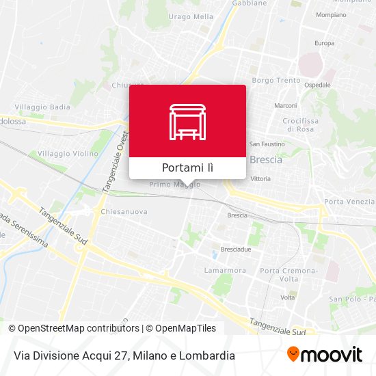 Mappa Via Divisione Acqui 27