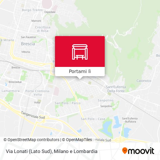Mappa Via Lonati (Lato Sud)