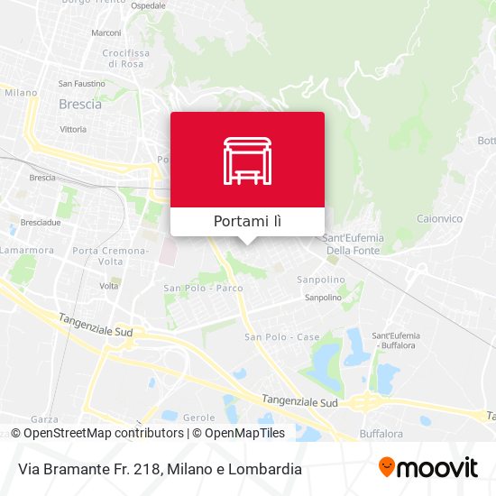 Mappa Via Bramante Fr. 218