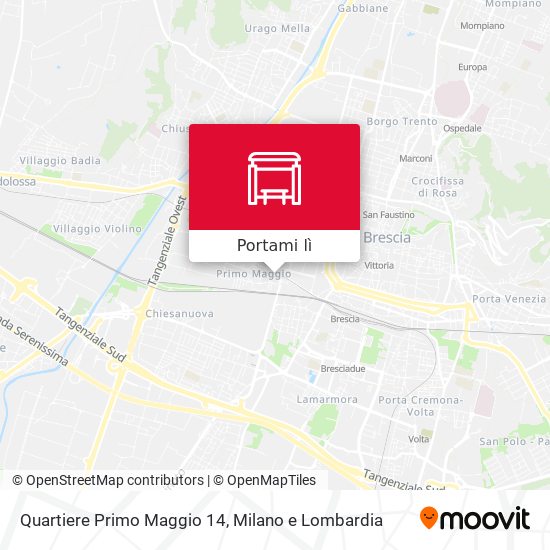 Mappa Quartiere Primo Maggio 14