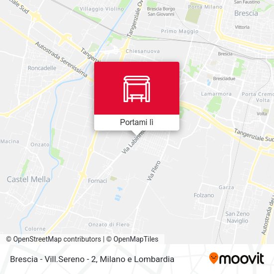 Mappa Brescia - Vill.Sereno - 2