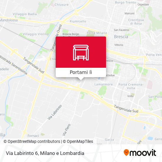 Mappa Via Labirinto 6