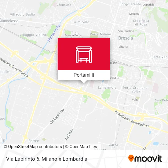 Mappa Via Labirinto 6