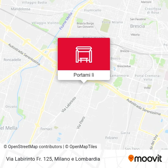 Mappa Via Labirinto Fr. 125