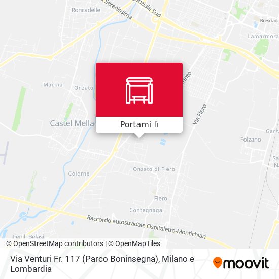 Mappa Via Venturi Fr. 117 (Parco Boninsegna)