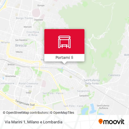 Mappa Via Marini 1