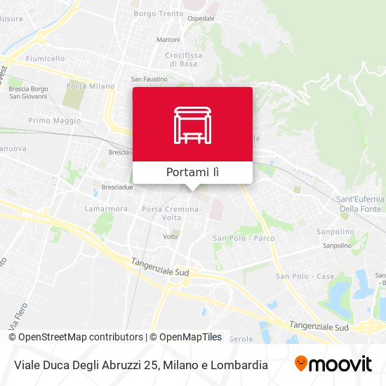 Mappa Viale Duca Degli Abruzzi 25