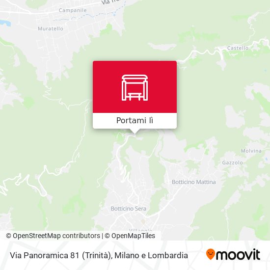 Mappa Via Panoramica 81 (Trinità)