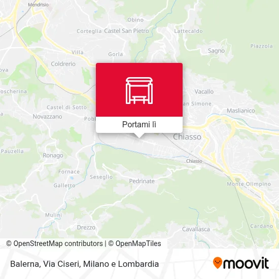 Mappa Balerna, Via Ciseri