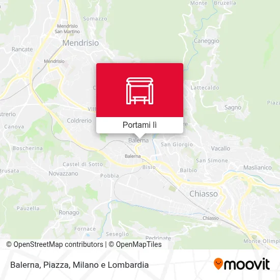 Mappa Balerna, Piazza
