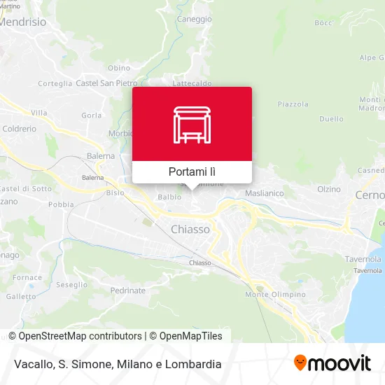 Mappa Vacallo, S. Simone