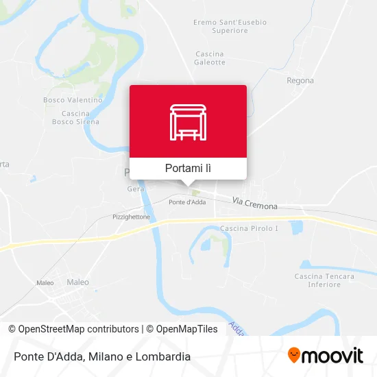 Mappa Ponte D'Adda