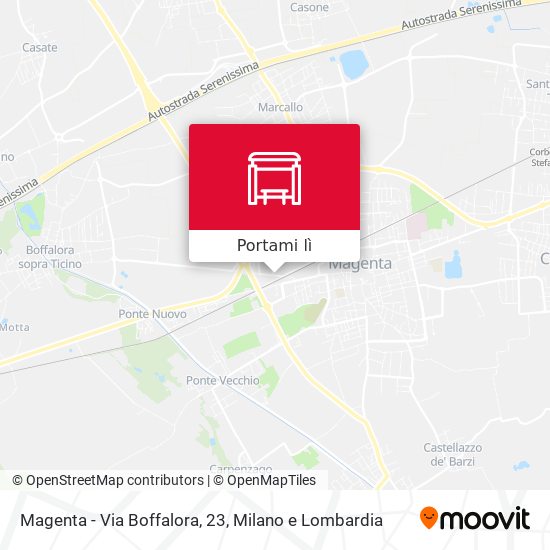 Mappa Magenta - Via Boffalora, 23