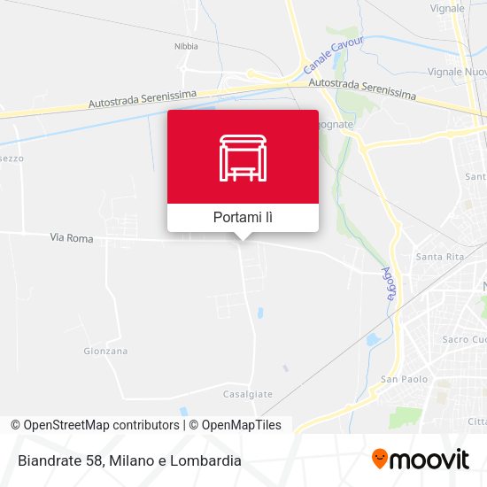 Mappa Biandrate 58