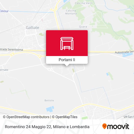Mappa Romentino 24 Maggio 22