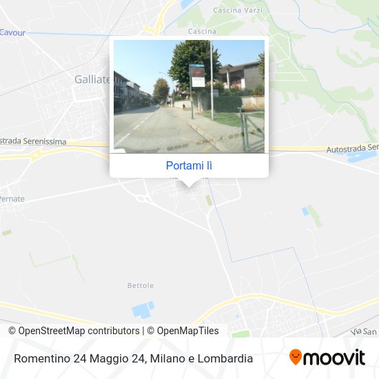 Mappa Romentino 24 Maggio 24