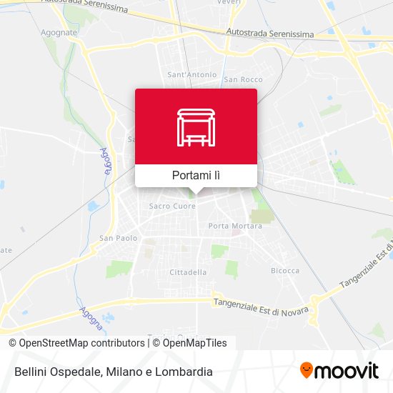Mappa Bellini Ospedale