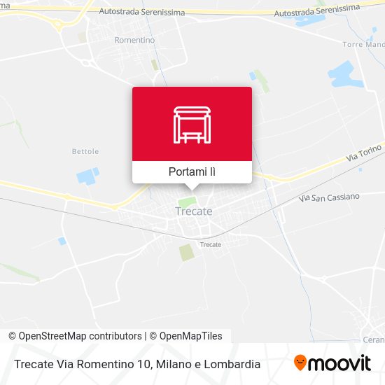 Mappa Trecate Via Romentino 10