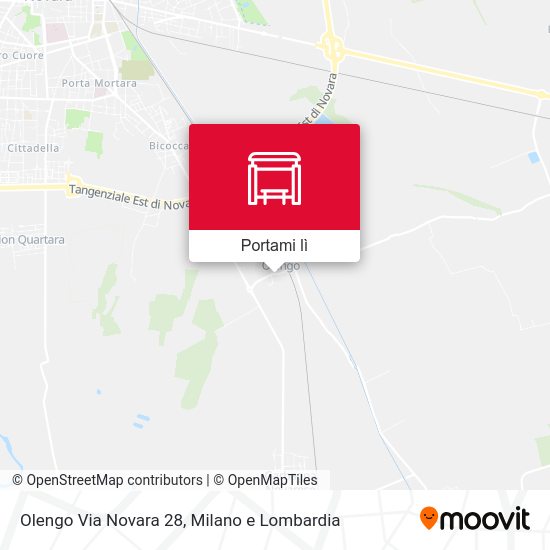 Mappa Olengo Via Novara 28