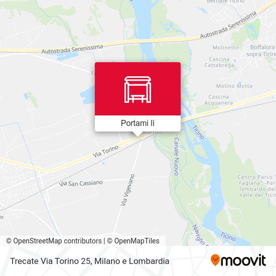 Mappa Trecate Via Torino 25