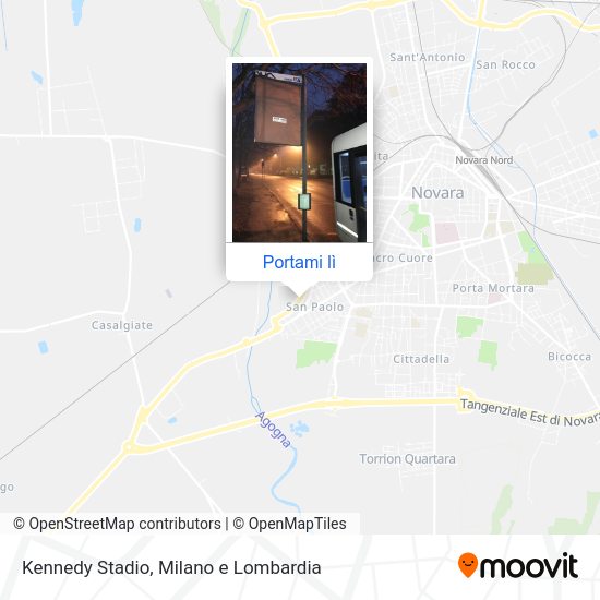 Mappa Kennedy Stadio