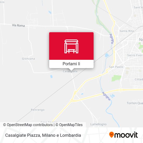 Mappa Casalgiate Piazza
