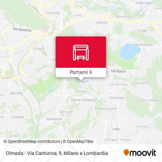 Mappa Olmeda - Via Canturina, 9