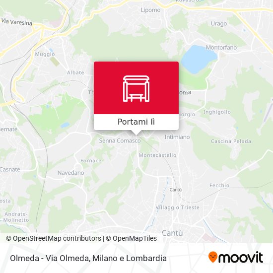 Mappa Olmeda - Via Olmeda