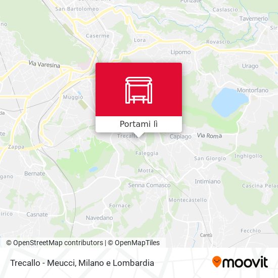 Mappa Trecallo - Meucci