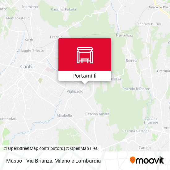 Mappa Musso - Via Brianza