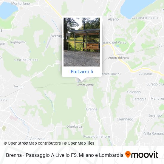 Mappa Brenna - Passaggio A Livello FS