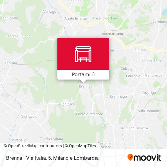 Mappa Brenna - Via Italia, 5
