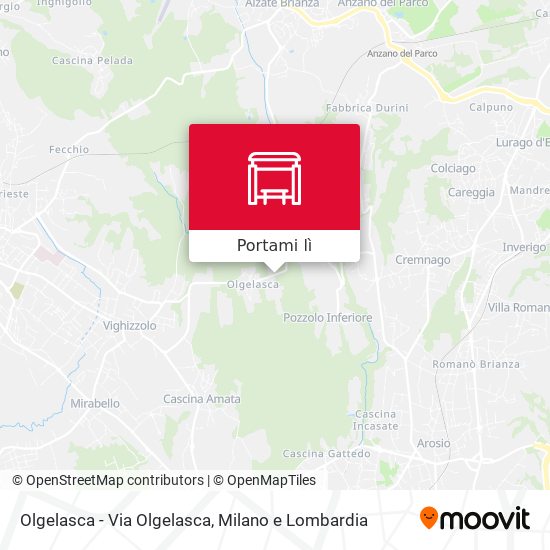 Mappa Olgelasca - Via Olgelasca