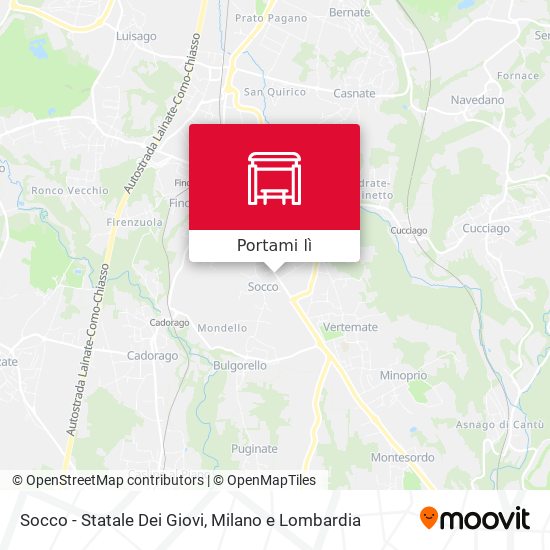 Mappa Socco - Statale Dei Giovi