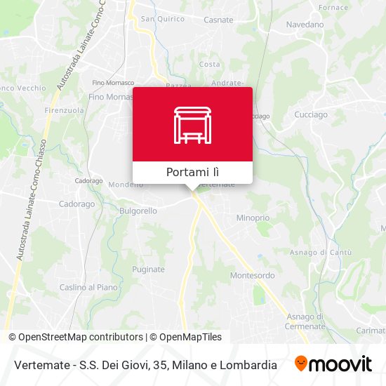 Mappa Vertemate - S.S. Dei Giovi, 35