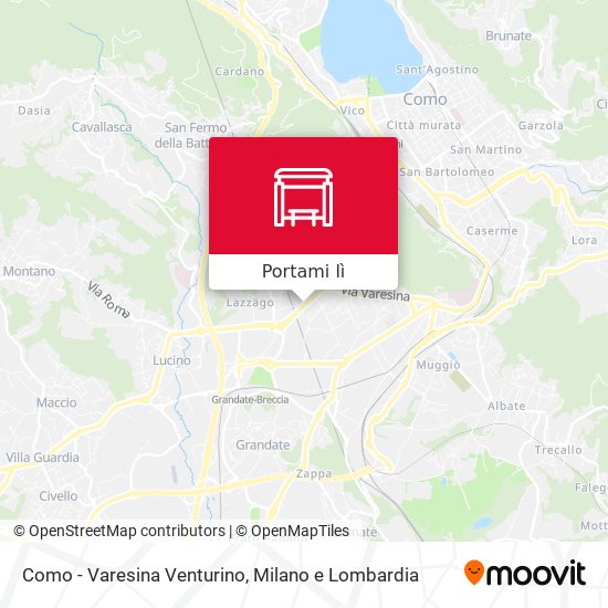 Mappa Como - Varesina Venturino