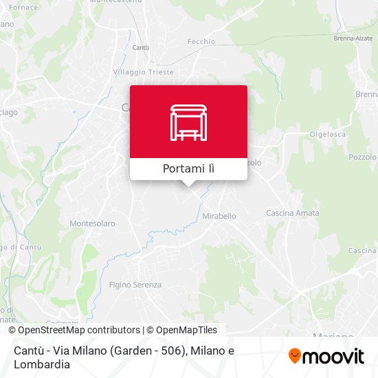 Mappa Cantù - Via Milano (Garden - 506)