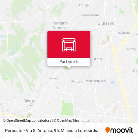 Mappa Perticato - Via S. Antonio, 95